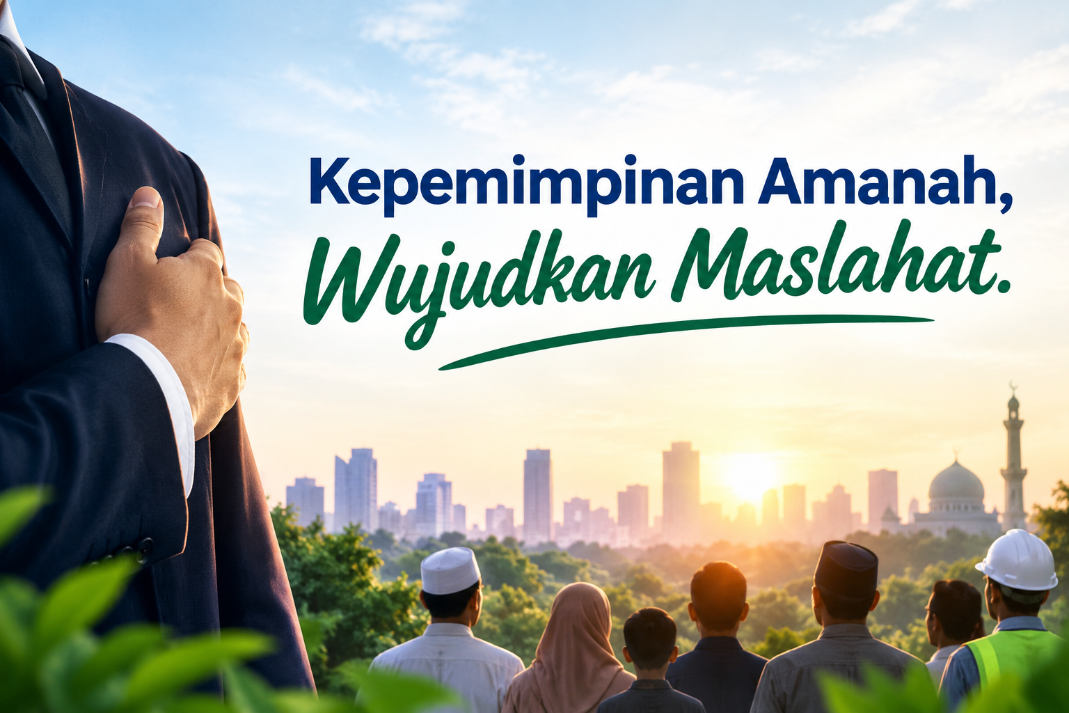 Kepemimpinan yang Amanah Wujudkan Maslahah
