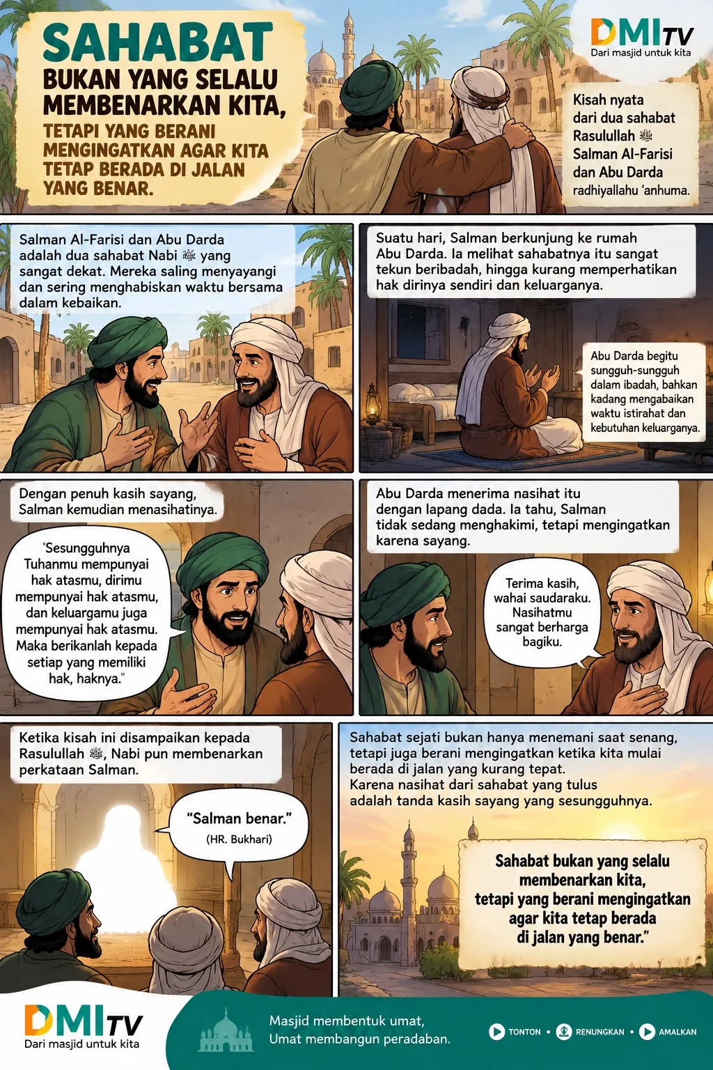 Sahabat yang Berani Mengingatkan